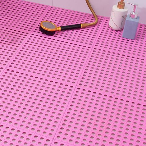 10 pièces. Tapis d'épissure antidérapant à ventouse pour salle de bain, tapis de bain, douche, cuisine, tapis de pied imperméable, tapis d'isolation de l'eau antidérapant (10 pièces vendues) (TPE145g) (1/4)