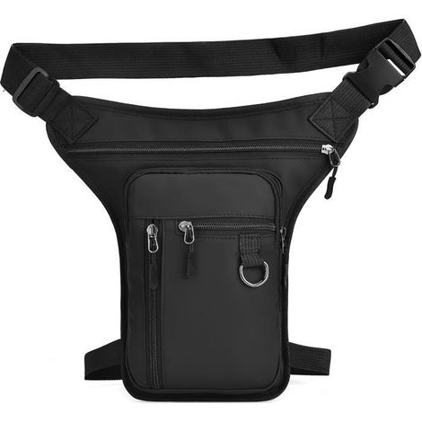 Sac Tactique de Jambes Etanche Sacoche Moto Leg Bag Sac Moto Homme et Femme Poche Jambe Sac Cuisse Banane Multifontion mult SACOCHE (1/5)