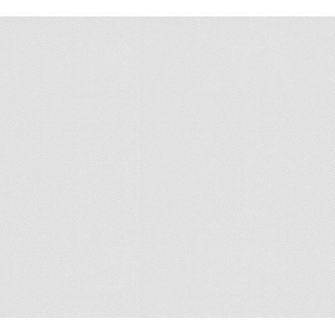 Papier peint intissé monochrome blanc 25 x 1,06 m Tapisserie structurée à poids Papier peint moderne à peindre idéal pour cuisine (1/4)