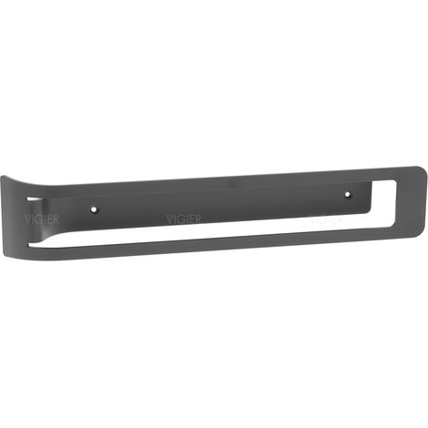 Porte-torchons fixe en acier vernis noir mat C753 Msa France (1/5)