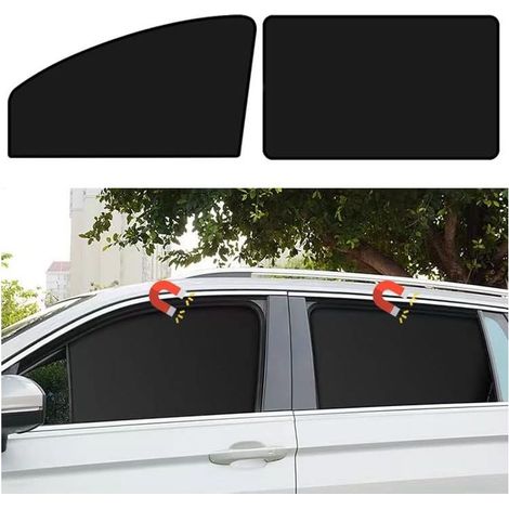 Pare-soleil pour vitres latérales de voiture, rideaux pare-soleil occultants, bloquent la lumière pour allaiter, faire une siest (1/5)
