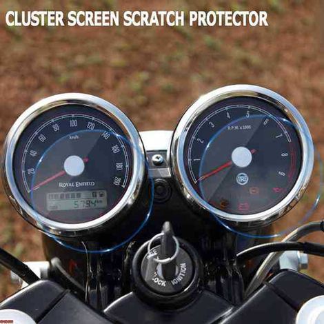 1 Set. Farbe: Transparent. Material: TPU. Motorrad-Cockpitfolie, kratzfeste Schutzfolie für Motorräder. (1/4)