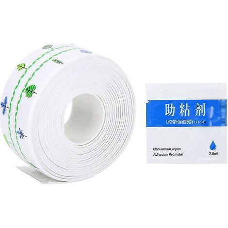 Wasserdichtes PVC-Klebeband zum Abdichten von Fugen, für Küche und Bad, selbstklebender Streifen für Herde und Toiletten, Feuchtigkeitsschutz (1/5)
