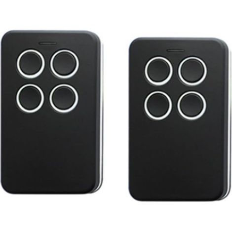 Applicable 2 Télécommandes Universelles Multifréquences pour Portail de Garage 280-868 MHz pour les Codes Fixes et les Parties Du Code Tournant (1/5)