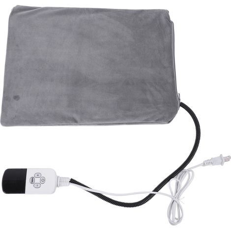 Coussin chauffant pour animaux de compagnie, peluche courte, 9 niveaux réglables, anti-morsure, anti-rayures, lit chauffant pour chat et chien, avec minuterie pour la maison (1/5)