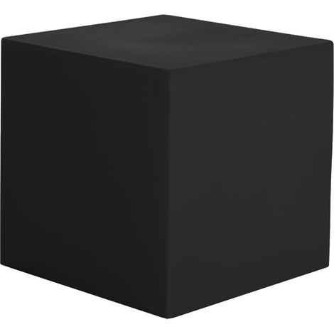 Pouf da Giardino 50x50 cm in Resina Arkema Iris Pouf Antracite (1/2)
