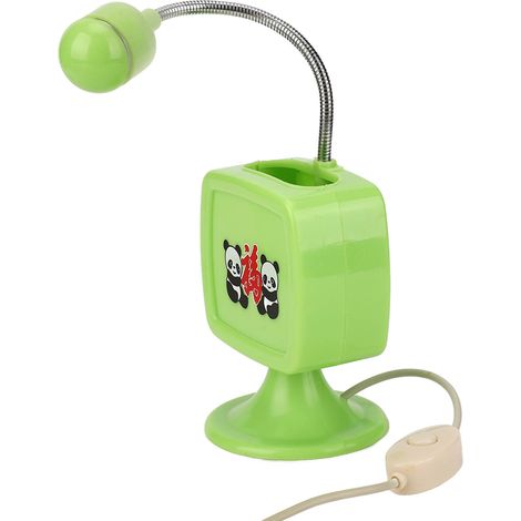 Ventilateur de bureau pliable 2 en 1, alimenté par USB, vert, mignon, petit, en ABS 5V, portable, pour le bureau et la maison (1/5)