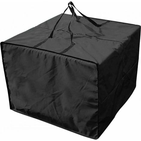 81cm x 81cm x 61cm Storage Bag and Protective Cover for Lounge Cushions, Garden Furniture, Sofa Cushions, Waterproof Bag for Furniture Carpet, Heavy Duty Waterproof Square Storage Bag (1/5)