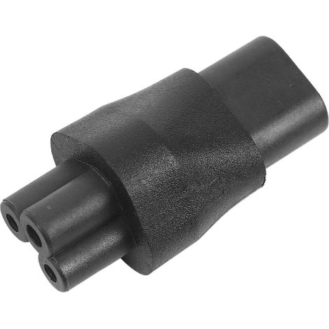 Adaptateur secteur IEC 320 C5 femelle 3 broches vers C8 mâle 2 broches (1/5)