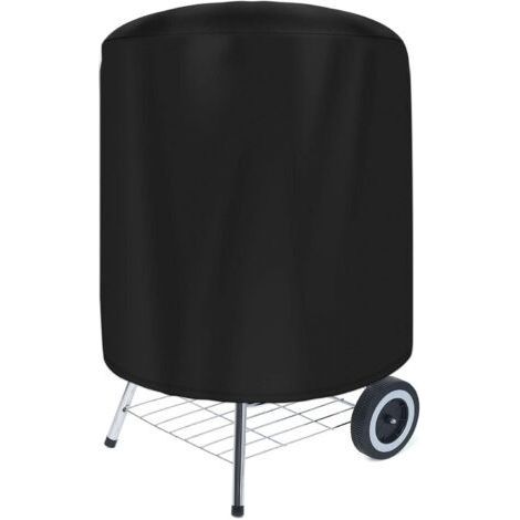 Black Waterproof Barbecue Cover (70 x 70 cm), Windproof, UV Protection, Ideal for Outdoor (1/5)