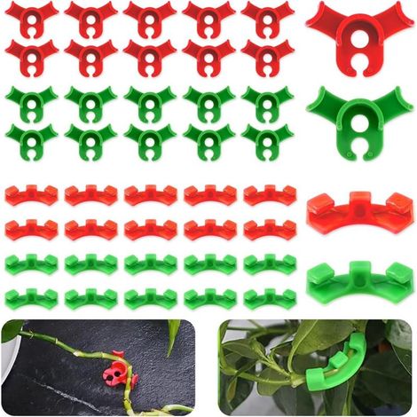 Lot de 120 clips plantes grimpantes attache tomates réutilisables (1/5)