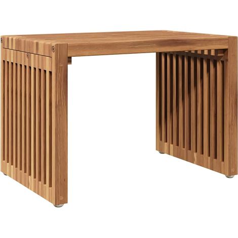 Table d'appoint de jardin Table d'extérieur Marron 50 x 32,5 x 35 cm (1/5)