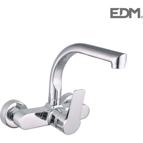 Miscelatore monocomando per lavello. bocca bassa. incasso edm