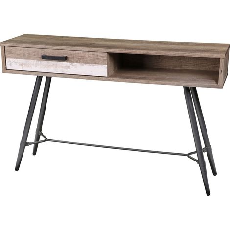 Console 1 tiroir et 1 niche de rangement BROOKLYN