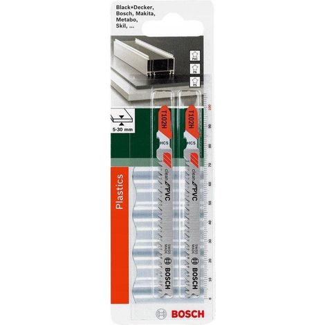 Bosch T102H lame de scie 100 mm acier carbone