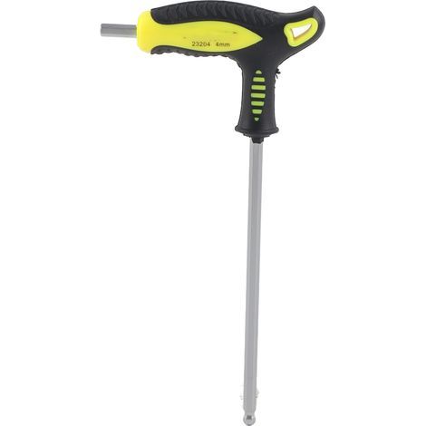 T-förmiger Kugelkopf-Innensechskantschlüssel, professionelles Handreparaturwerkzeug mit langem Griff (4 mm) (1/5)