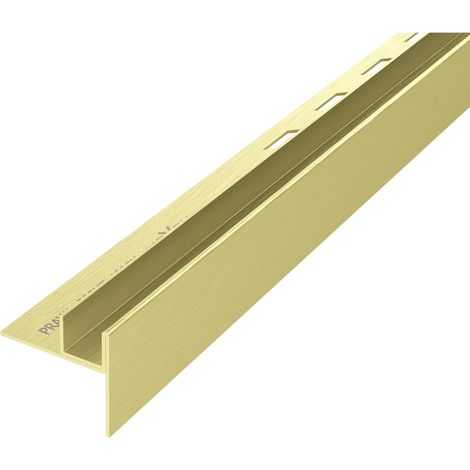 Mexen Line-B Gefälleleiste für Glas 120 cm rechts, gebürstetes Gold - 185504120R