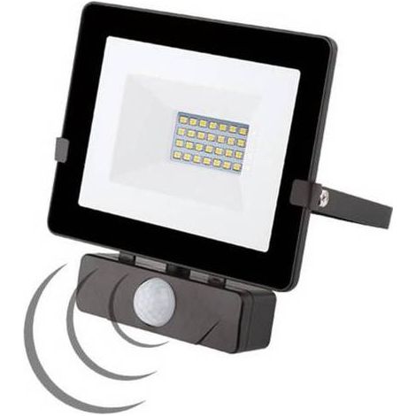 PROIETTORE LED C/SENSORE 20W 4000K NERO