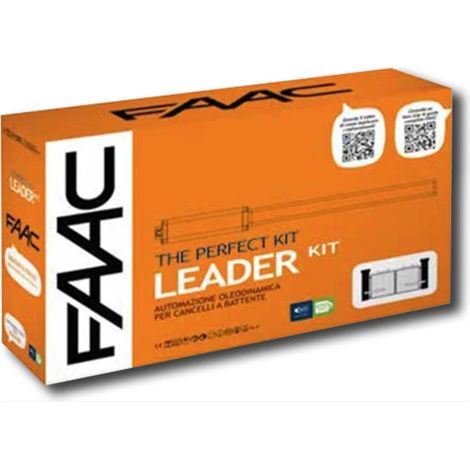 Kit automazione battente perfect leader oleodinamico 230v per cancelli fino a 1,8m faac 105911 (1/3)