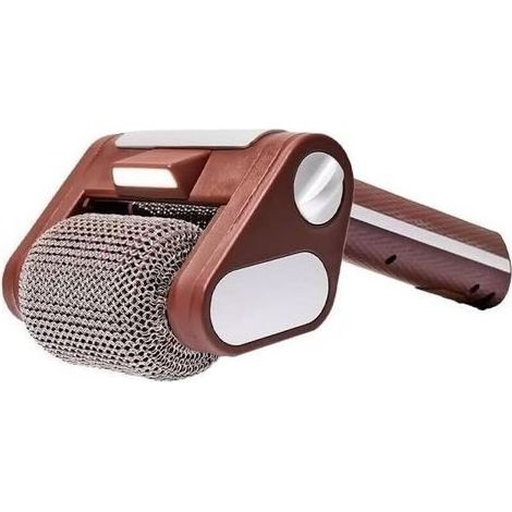 Nettoyeur de gril électrique sans poils : brosse électrique pour barbecue, nettoyeur de barbecue en acier inoxydable 304, rouleau rotatif amovible sans fil rechargeable à 350 tr/min, aide de cuisine p (1/5)