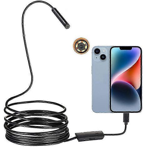 Neue Direktanschluss-Endoskop-Inspektionskamera für iPhone iOS Schwarz XL (1/5)
