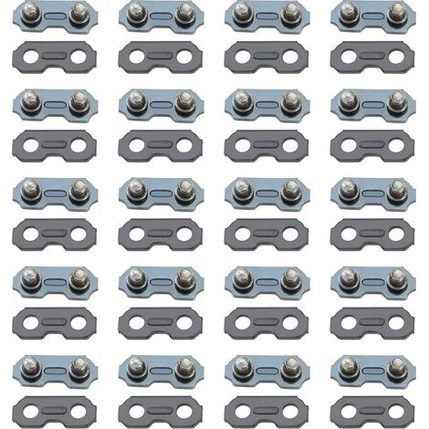 20 Sätze Kettensägenkettenglieder, kompatibel mit 1,3 mm 3/8LP-Teilungskette für 66-84-gliedrige Ketten