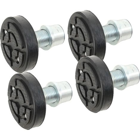 Plateau en caoutchouc pour élévateur de voiture, diamètre de base de 50 mm, hauteur réglable, compatible avec divers modèles, acier et caoutchouc durables, longueur de 12 à 14 cm (1/5)