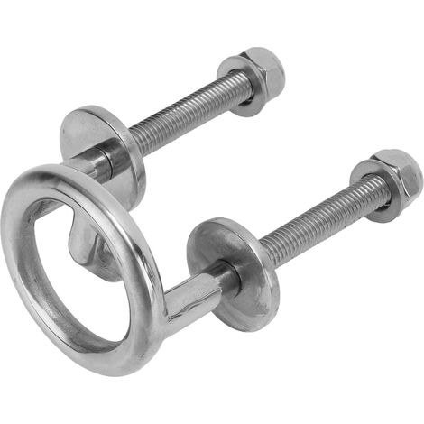 Œillet de fixation marine en acier inoxydable M10, filetage résistant à l'oxydation, durable, montage sur tableau arrière pour bateau, usage extérieur (1/5)