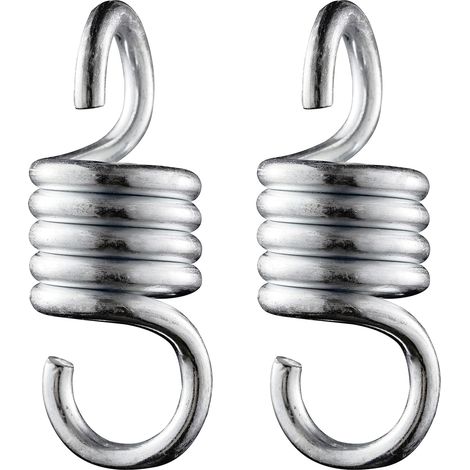 Ressort robuste pour fauteuil suspendu (capacité 1100 lb / 4 pouces) – Crochet à ressort pour balancelle de porche ou de terrasse (1/5)