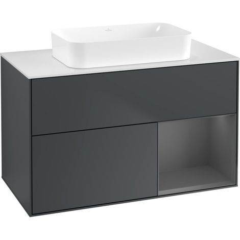 Villeroy & Boch F661GKHG Meuble sous-lavabo Finion F66 (1/2)