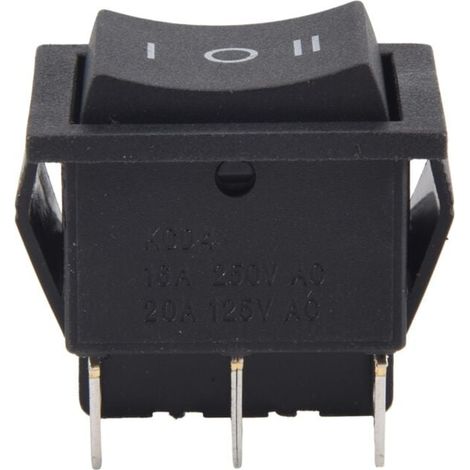 16A 250V AC 20A 125V 6 Broches 3 Positions Interrupteur a bascule profile (1/4)