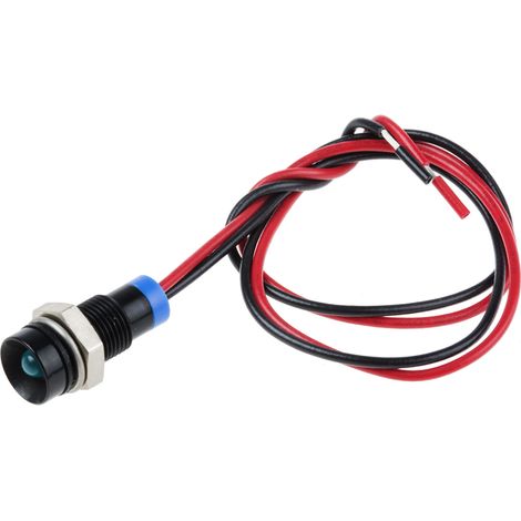 Voyant LED lumineux  Bleu RS PRO, dia. 6mm, 2V c.c., taille de la lampe 3 mm, IP67 ( Prix pour 1 )