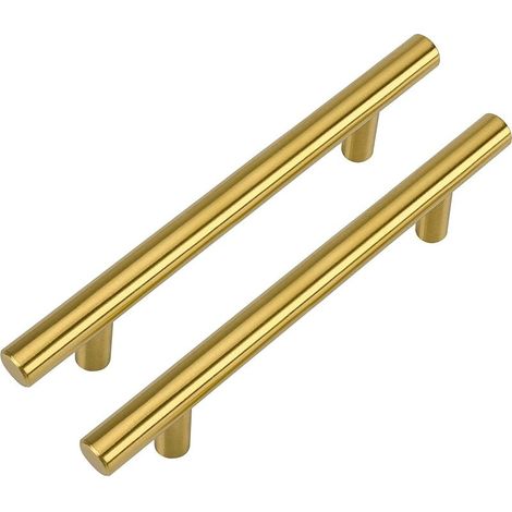 10PCS poignée dorée en alliage d'aluminium pour porte de placard (distance de trou: 96 MM)GroupM (1/5)