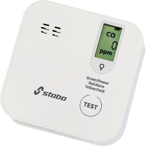 Stabo CO-Alarm IV Rilevatore monossido di carbonio a batteria Rileva Monossido di carbonio