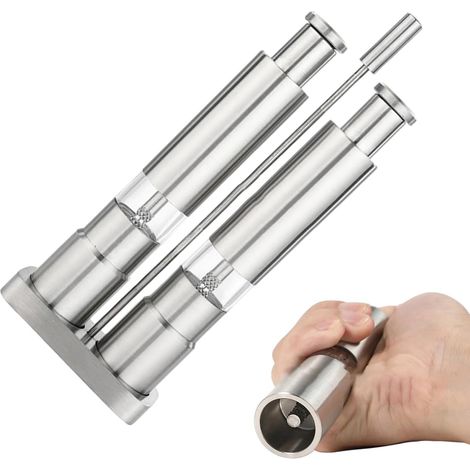 Moulins à sel et poivre, inox (1/5)