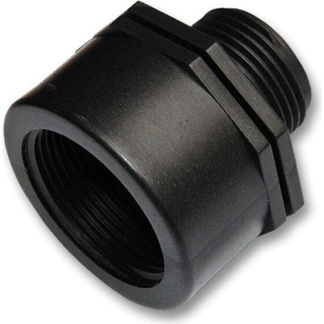 Raccord réducteur polypropylène fileté mâle 1' / femelle 1-1/4' – Lot de 2 – Pour systèmes d'arrosage – Résistant aux UV