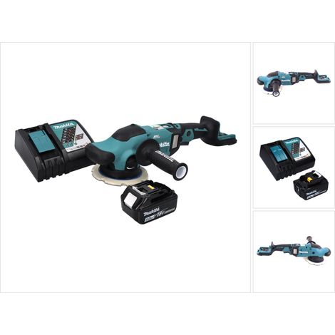 Makita DPO 600 RT1 Akku Exzenterpolierer 18 V 150 mm XPT Brushless + 1x Akku 5,0 Ah + Ladegerät