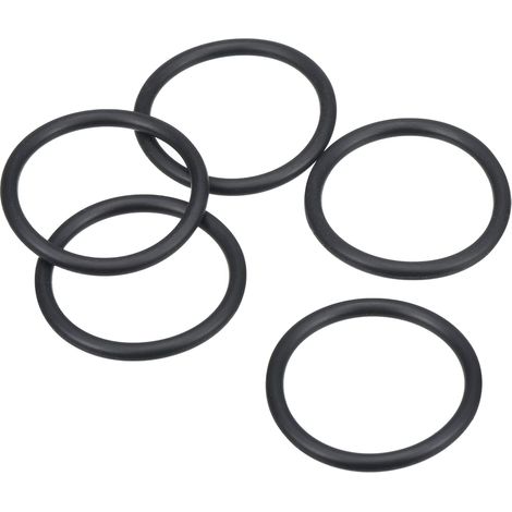 Joint Torique en Caoutchouc Nitrile 30mm OD 25mm ID 2,65mm Largeur, 5 Joints Etanchéité Métriques pour Robinet Plomberie Réparation Automobile, Noir (1/5)