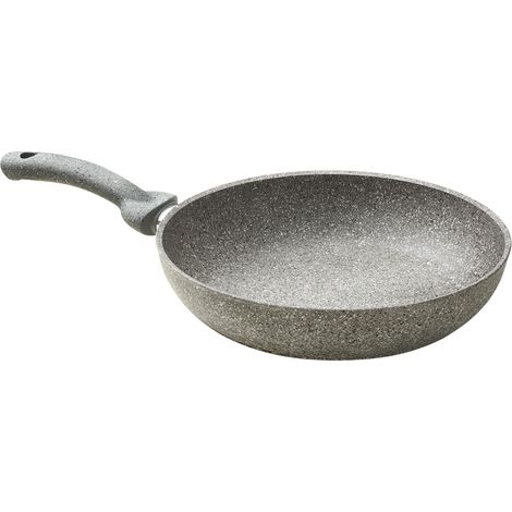 Padella Antiaderente Effetto Pietra Cuore di Pietra 30 cm Accademia Mugnano (1/5)