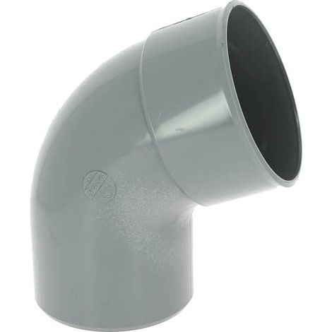 Coude PVC Vidange 67° Mâle Femelle ∅125