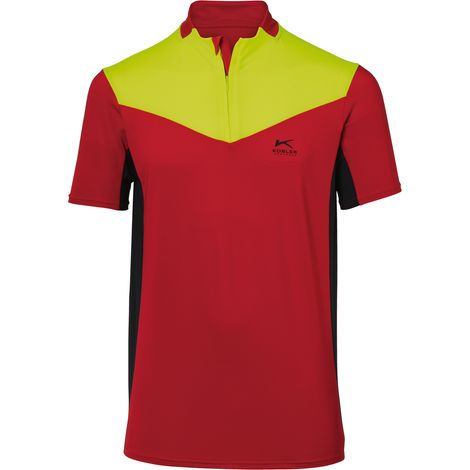 Kübler Forest Funktionsshirt Rot/Warngelb M