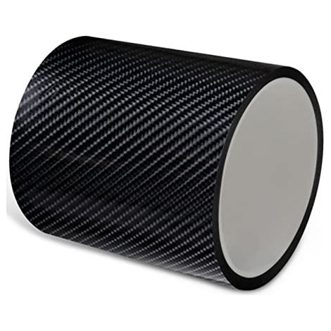 Protection de Coffre autocollante en Fibre de Carbone - 7 cm x 10 m2pcs - Noir (1/5)