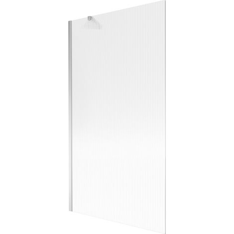 Mexen Next Badewannenfaltwand 1-flügelig 100 x 150 cm, Streifen, Chrom - 895-100-000-00-09-01 (1/5)