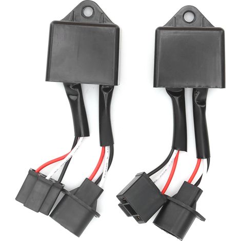 Décodeur de lumière LED, filtre HID, adaptateur H13 à H4, durée de vie 10000H, adapté pour Mercedes Benz, 2 pièces (1/5)