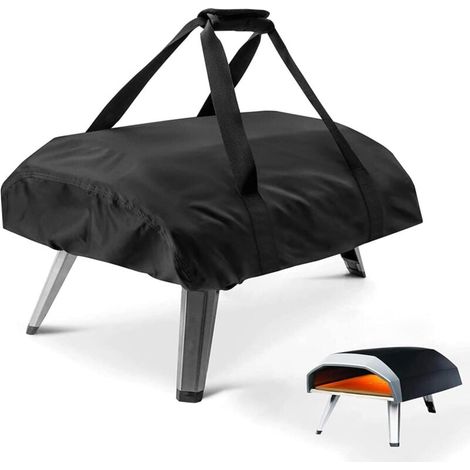Housse de four à pizza pour, étanche, résistante aux intempéries, sac de transport, tissu Oxford, four à pizza, sac de transport, accessoires de four à pizza, noir (1/4)