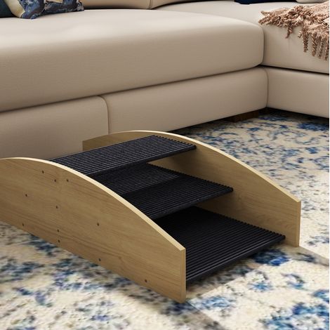 Balançoire pour chien 2-en-1 en bois, 80 x 39,5 x 20 cm, naturel OKMYHOME (1/5)