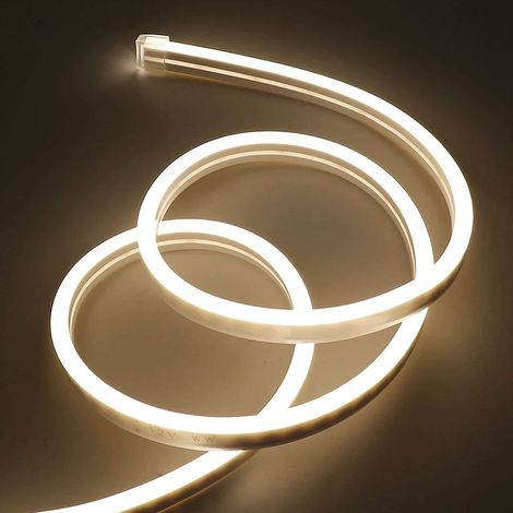 Neón LED Flexible 24V DC - 4x10mm - 5 Metros - Kit Completo (1/2)