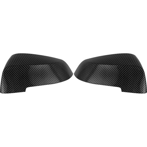 Coque de rétroviseur couleur fibre de carbone pour modification de voiture, compatible avec les BMW Série 5 (1/5)