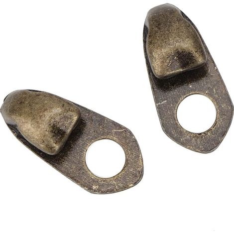 Lot de 20 Crochets à Lacets en Alliage pour Chaussures d'extérieur, Rivets Galvanisés pour Chaussures d'extérieur, Raccords de en Métal Durable pour Randonnée, Camping, Escalade, Accessoires (1/5)