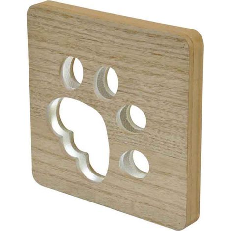 Décoration Lumineuse Led "Patte" 19cm Naturel (1/2)
